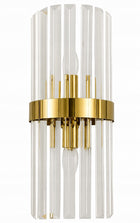 Luxita Wall - kinkiet 45 cm kryształowy glamour elegancki złoty połyskujący lampa ścienna do salonu lub sypialni, 2