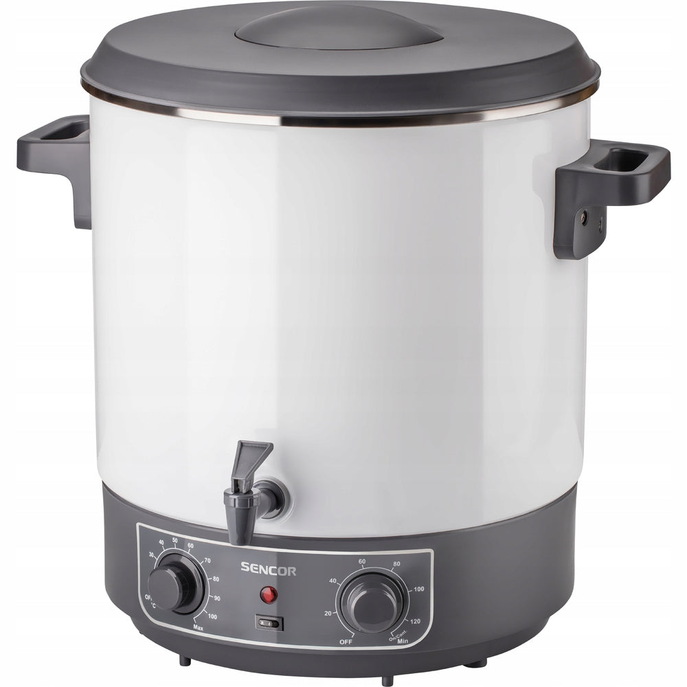 Garnek do pasteryzacji Sencor SPP 2100WH 1800W 27l 30-100st C timer wekowanie przetworów, grzanie wina, herbaty i