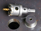 OTWORNICA WIDIOWA KORONKA WIERTŁO DO ALUMINIUM METALU INOX DREWNA 40 MM stal nierdzewna, PCV, HDF, płyty wiórowe