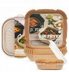 300x Wkłady do AIR FRYER + forma silikonowa do frytkownicy beztłuszczowej papier do pieczenia 25 cm z 1 330 sztuk