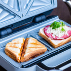 Opiekacz do kanapek Toster Breville Ceramiczny Sandwich 850W nominalna srebrny/szary