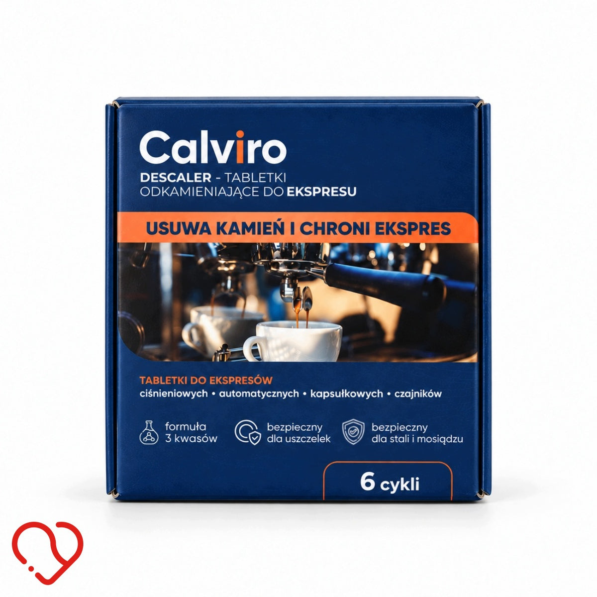 Tabletki odkamieniające do ekspresu i czajnika 6 szt odkamieniacz 6 cykli do ekspresów