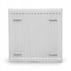 Grzejnik stalowy boczne łączenie dwustronne 60 x 80 cm 800 mm 600 mm grzewcza biały