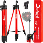 Statyw do lasera krzyżowego poziomicy trójnóg tripod 150 cm 5/8" libella teleskopowy stojak pomiarowy do prac