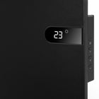 Promiennik podczerwieni grzejnik ścienny 600W czarny panel grzewczy WiFi na podczerwień do domu, elektryczny ogrzewacz
