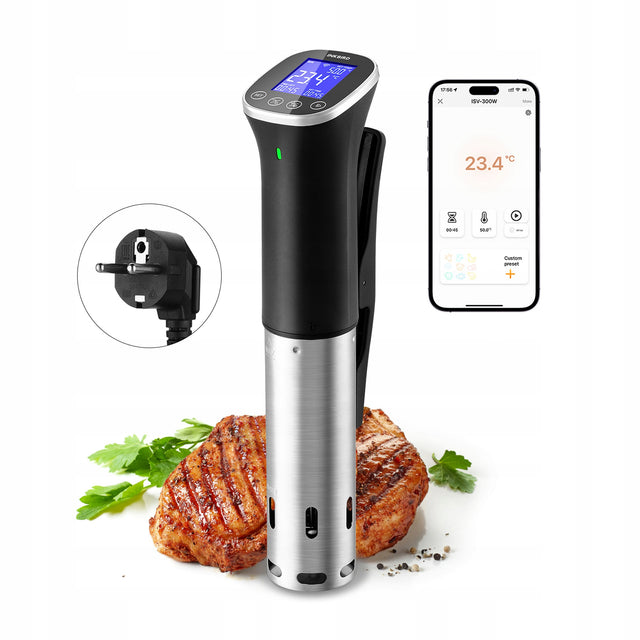 Inkbird ISV-300W WiFi Sous Vide Maszyna IPX7 Wodoodporna funkcja rezerwacji cyrkulator zanurzeniowy do precyzyjnego gotowania 1000 w 0-90°C 16 l