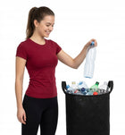 Torba Na Butelki Plastikowe Szklane Do Domu Duży Składany Kosz Segregacja worek odpadowy 80 l recykling papier szkło 1