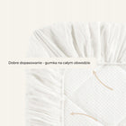 ROOM99 Prześcieradło z gumką 160x200 białe w 100% bawełniane miękkie z oeko na wysoki materac max 28 cm, do łóżka