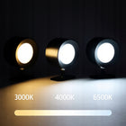 Kinkiet Lampa ścienna CCT na akumulator magnes na ścianę oświetlenie LED bezprzewodowe czarne, regulacja barwy światła