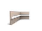 Listwa ścienna sztukateria PX103 Orac Decor 2,5cm profil dekoracyjny z pianki poliuretanowej do wnętrz, 200 cm