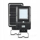 Lampa oprawa uliczna solarna LED 15W 4000K z czujnikiem ruchu wodoodporna naświetlacz zewnętrzny 1600 lm IP65 światło