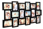 Duża ramka na zdjęcia 10x15 multi foto 18 zdjęć czarna poziomo lub pionowo kolaż fotograficzny, galeria ścienna