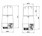 VARIO TERM GŁOWICA TRENDY GS.05-106C M30x1,5 BIAŁY /Wzór