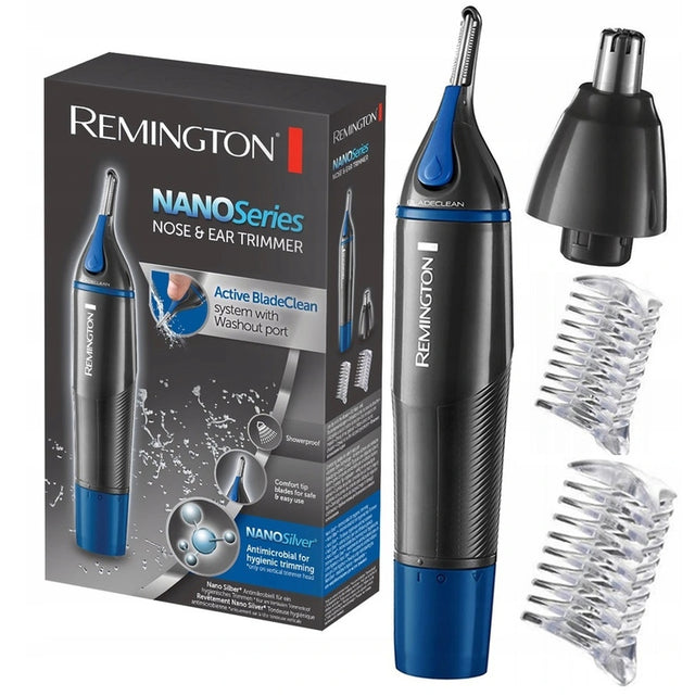 Trymer do nosa uszu brwi remington solidny bezprzewodowy na baterie mocny