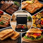 Grill Elektryczny Opiekacz do Panini Toster Kanapek Rozkładany + Regulacja nominalna