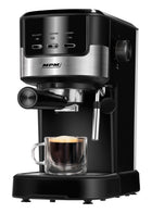 Ekspres do kawy ciśnieniowy kolbowy MPM MKW-13M mielona, espresso, americano, czarna, 15 bar, zbiornik 1,2 l, 1100 w