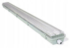 4x oprawa hermetyczna + świetlówka LED 120cm 4500K lampa sufitowa do garażu warsztatowa, trzonek G13, 800 lm, 144 w