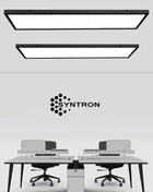 Panel LED Sufitowy 40W natynkowy 90 x 30cm Plafon Czarny barwa 4000K lampa prostokątna do salonu, kuchni i biura