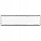 Panel LED Lampa Sufitowa Plafon Natynkowy 60W 120x30cm czarny kwadratowa oprawa ze zintegrowanym źródłem, neutralna