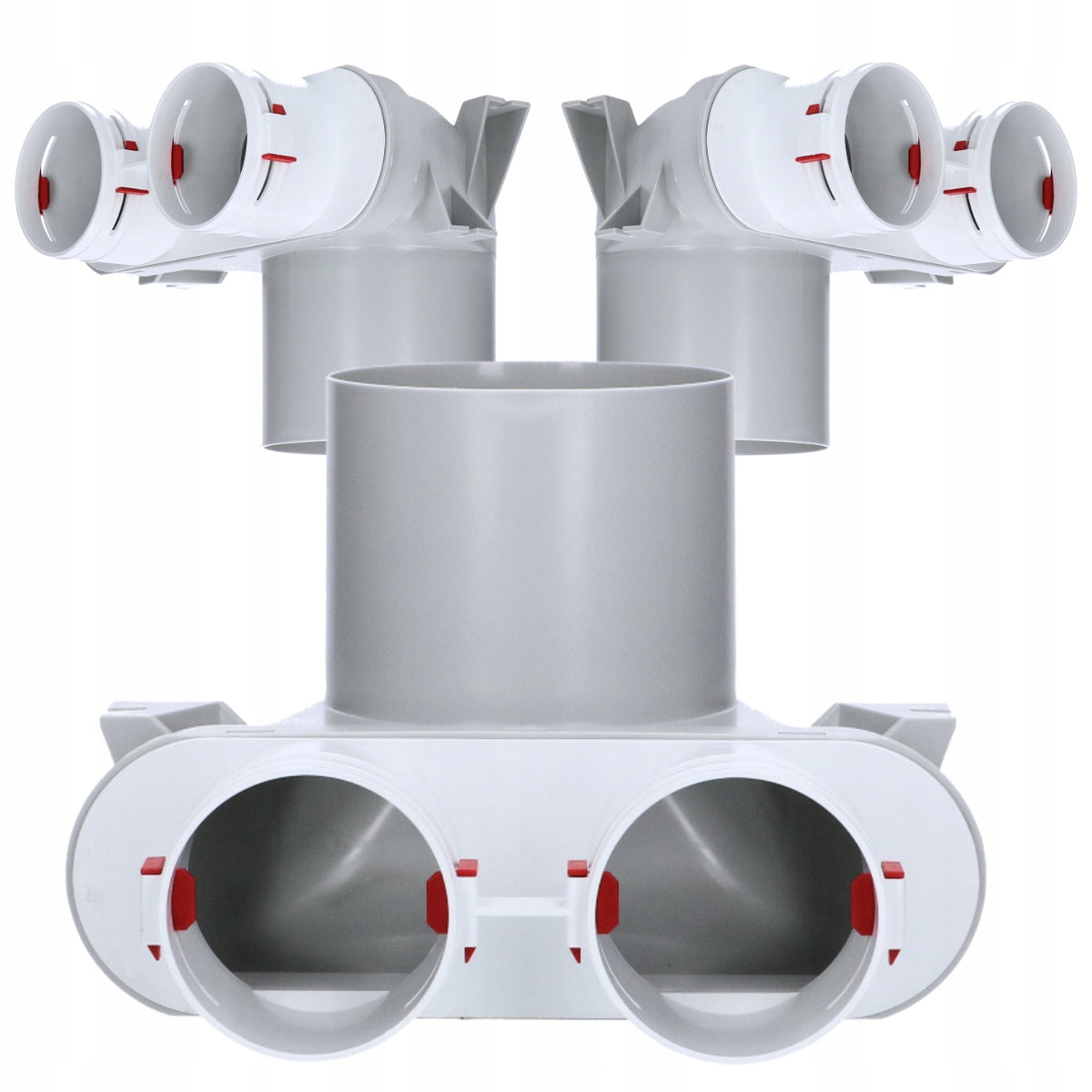 Skrzynka rozprężna 2X75 / 125 vents flexivent rekuperacja rozdzielacz powietrza do wentylacji mechanicznej, element