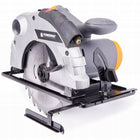 Pilarka tarczowa ręczna przecinarka 2250W laser 2xTARCZE powermat zasilana sieciowo, głębokość cięcia 55 mm, średnica