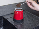 Elektryczna Kawiarka 6F Ekspres Zaparzacz do Kawy Espresso Bestron 180 ml 480 w czerwony aluminium