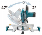 Makita LS1110F ukośnica piła ukośna z przesuwem 260mm Makita PL Dystrybucja przecinarka do drewna, 1450 w, szerokość