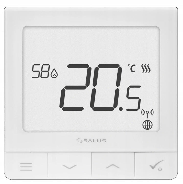 SALUS SQ610 PRZEWODOWY STEROWNIK TEMPERATURY ULTRA CIENKI -CERTYFIKAT ERP V