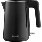 Elegancki Czajnik Elektryczny Sencor SWK 0156BK 1Litr 1500W stix 360 Czarny 1 l 1500 w metal, tworzywo sztuczne