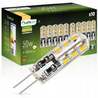 10x Żarówka LED G4 Kapsułka 2W = 20W 200lm 3000K Ciepła 360° 12V lumiled zamiennik halogenowej, źródło światła