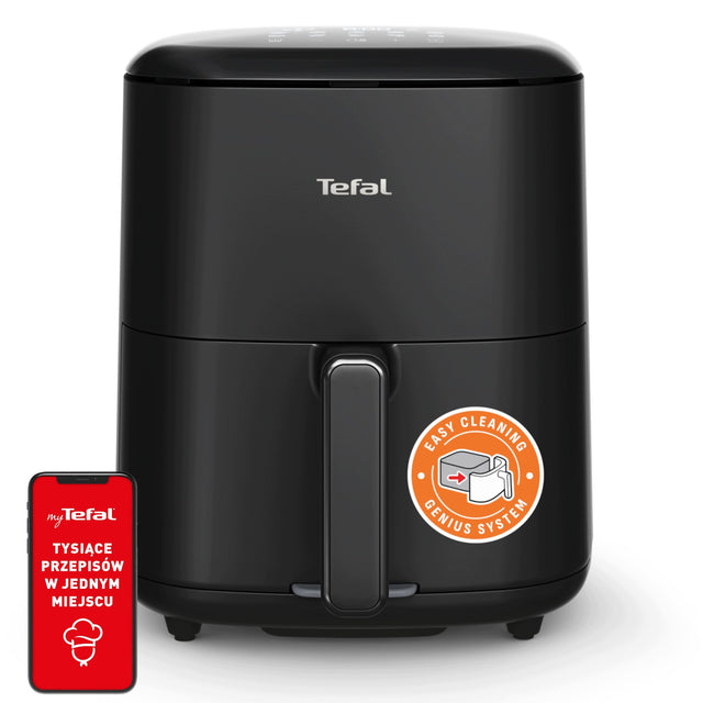 Frytkownica beztłuszczowa AIR fryer tefal Easy Fry Max EY2468E0 5 l 1550 w czarny