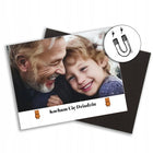 Foto magnes z twoim własnym nadrukiem zdjęciem na prezent duży 20x30 A4 personalizowana dekoracja lodówki do domu
