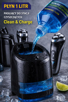 Płyn Czyszczący Wkład do Golarek CCR 2l kompatybilny z braun Clean & Renew niebieski golarka