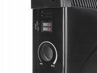 Grzejnik Farelka Konwektorowy Elektryczny Mocny 2000W z termostatem Czarny 530 mm 380 mm grzewcza