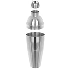 Zestaw barmański do drinków 6 el Shaker 750 ml Muddler Jigger Nalewak Łyżka akcesoria koktajlowe do mieszania i