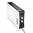 Grzejnik elektryczny energooszczędny konwektor nadmuch termostat EWH-2000W 680 mm 420 mm grzewcza biały