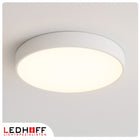Lampa sufitowa LED biała Plafon okrągły 40cm panel natynkowy do pokoju oświetlenie wnętrz, neutralna barwa światła