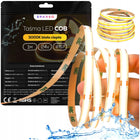 Taśma LED COB neon 1m 24V 3000K Wodoodporna biała ciepła 320LED/M na metry IP67 1000 lm do podświetlenia dekoracyjnego