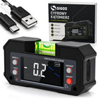 Precyzyjny cyfrowy kątomierz elektroniczny poziomica LCD magnetyczny USB miernik nachylenia do ustawiania i montażu