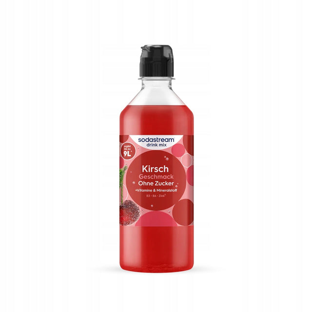 Syrop koncentrat SodaStream wiśnia bez cukru 440 ml do saturatora aromat wiśniowy, smakowa baza napojów gazowanych