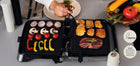 Grill elektryczny Zeegma Chef Easy 2000W regulacja temp. płyty ceramiczne nominalna