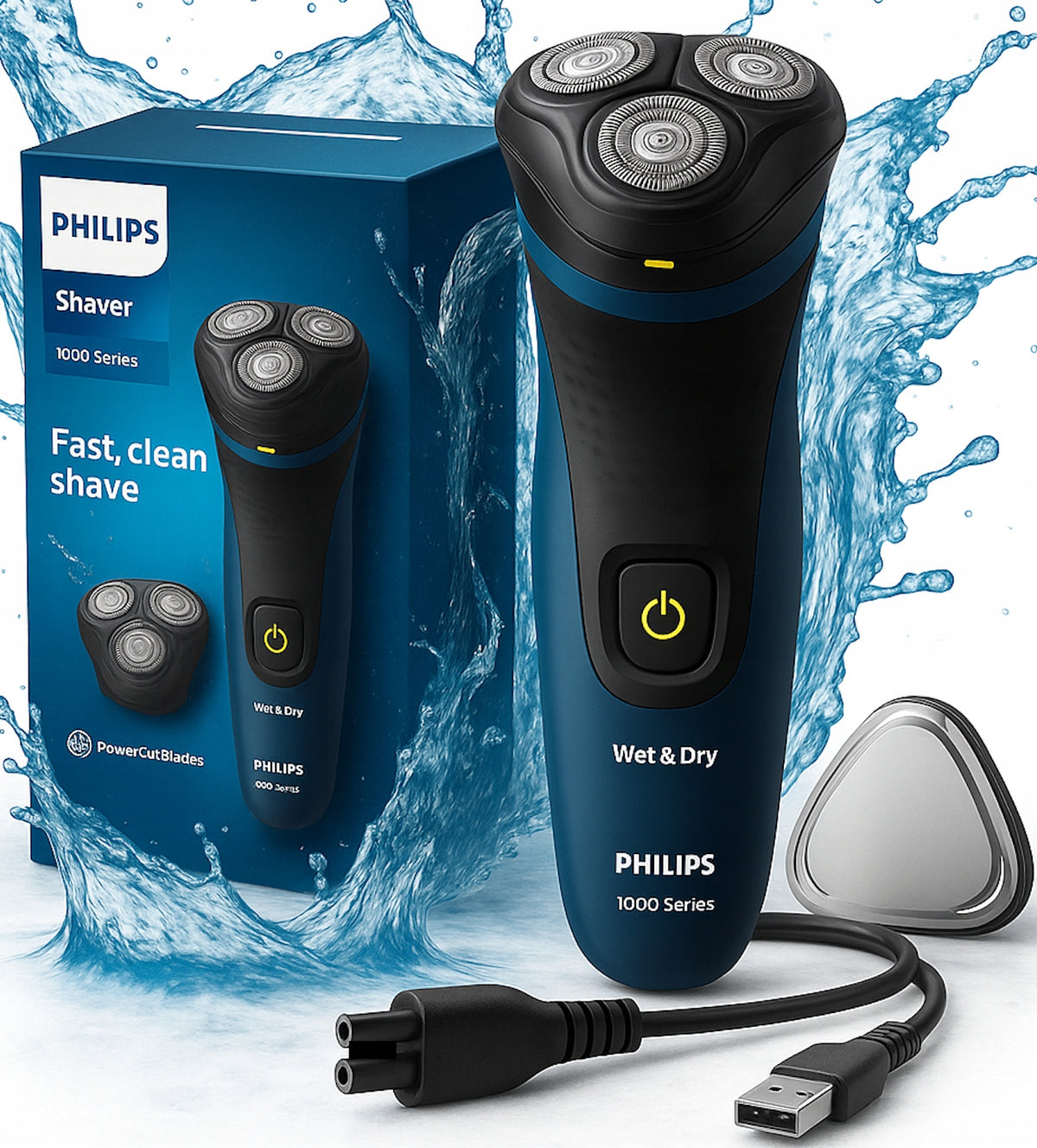 Maszynka do golenia elektryczna golarka philips bezprzewodowa głowicowa