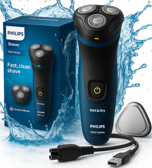 Maszynka do golenia elektryczna golarka philips bezprzewodowa głowicowa