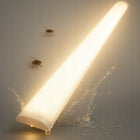 Lampa Natynkowa LED Do Garażu Warsztatu 50W 150cm 4500lm IP44 4500k 4x plafon sufitowy oprawa prostokątna zintegrowane