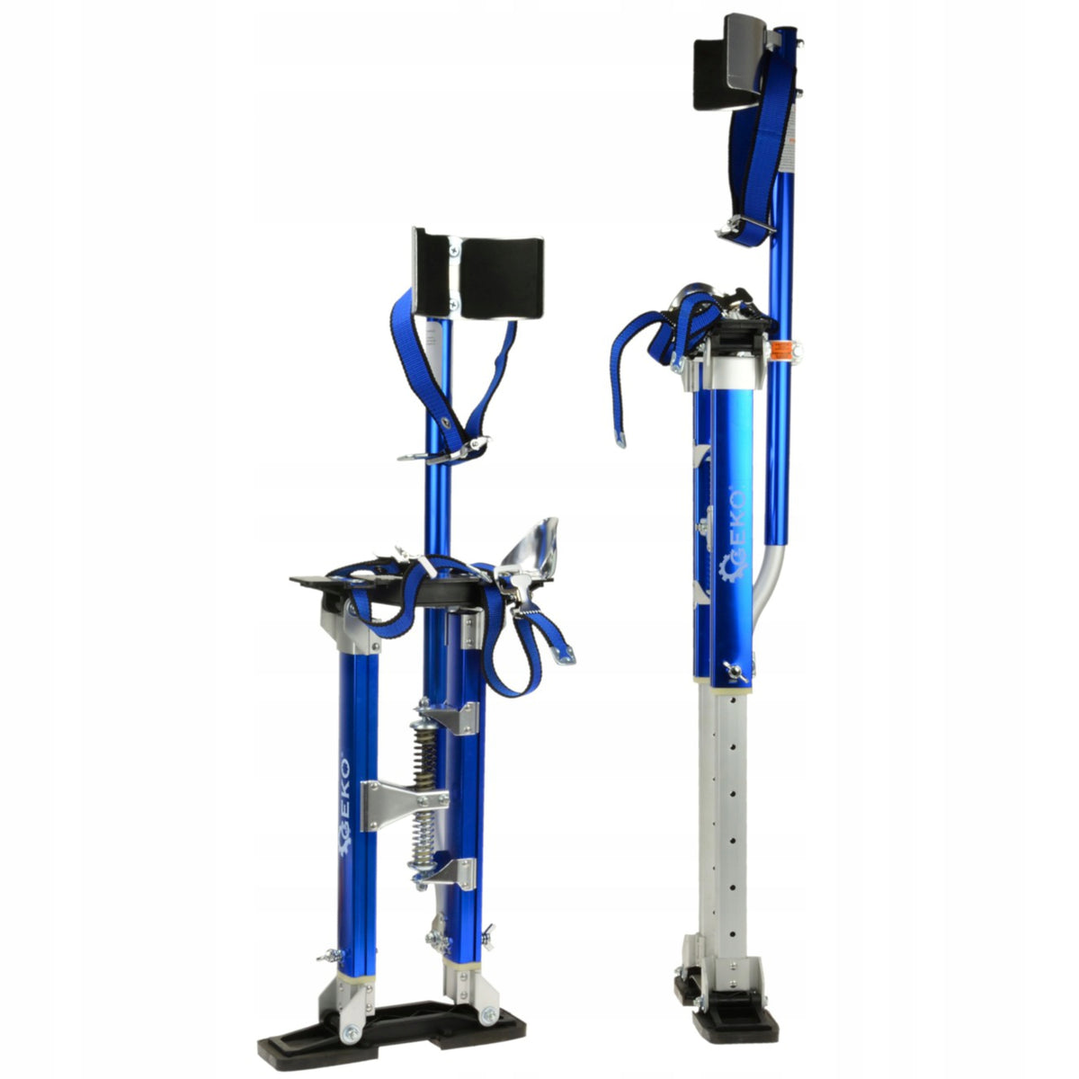 Geko szczudła budowlane wysokość robocza 45-76CM aluminiowe tylko 7kg 02115 do prac remontowych, wykończeniowych i