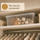 Pudełka Na Zabawki Organizery Pojemniki 4x30L z Pokrywą Na Kółkach Duże skrzynie plastikowe do przechowywania