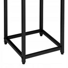 Kwietnik stojący podłogowy metal stojak na kwiaty doniczki półka loft craft ekspozytor roślin, 63 cm, czarno-beżowy, do