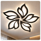 Lampa Sufitowa LED Czarna 45W 3000K-6500K Pilot Aplikacja Smartfon Plafon zmienna barwa światła, szerokość 57 cm, do