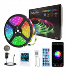 Taśma LED RGB 5m Ledy 5050 Listwa 230v 12v kolorowa na pilota + aplikacja dekoracyjne podświetlenie wnętrz do pokoju