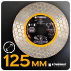 Tarcza diamentowa HEX 1.6mm 125mm do ceramiki betonu cegły 22.2mm 12200RPM 1 szt.
